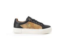 Alviero Martini 1a emme, Chaussures, Noir, Taille: 36 EU Chaussures plates avec pinafore métal