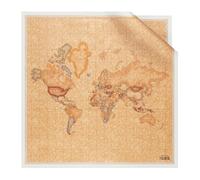 Alviero Martini 1a oulard 90x90 - Femme - Accessoires - Beige - Taille: ONE Size