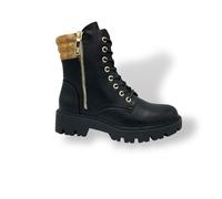 Alviero Martini Amphibio Femme 1 Classe Black 0937 300b Amphibiens Bottes Hautes Chaussures à Talons 4,5 Cm Dentelé, Noir , 41 EU