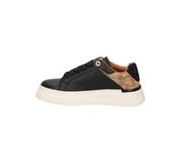 Alviero Martini Baskets Femme Platform 1 Classe Black/Geo Beige 2260 0289 Chaussures de Sport Casual Semelle Caoutchouc et Talon 4 cm, Noir , 36 EU