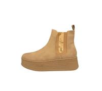 Alviero Martini Beatles Femme Geo Elevate 1 Classe Beige 1211 205b Bottines hautes semelle caoutchouc logo 5,5 cm, beige, 37 EU