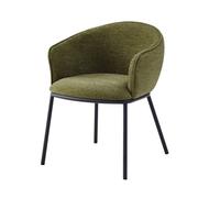 Alvin-fauteuil de table en tissu luxury kaki