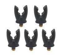 Alvinlite 5pcs Tête De Repose-Canne à Pêche, Anti-dérapant U-Head Carpe Porte-Canne à Pêche Repose-Fesses Support De Support De Canne à Pêche pour la Pêche en Mer