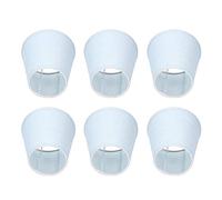 Alvinlite 6 pièces Applique Murale Abat-Jour Style européen Clap sur Chambre décor à la Maison Couvercle de la lumière pour E14 vis Lustre Bleu Ciel