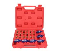 Alvinlite Adaptateur De Testeur De Débit Diesel, 6 Cylindres, Ensemble D'adaptateurs De Débitmètre D'injecteur Diesel, Kit De Testeur De Fuite à Rampe Commune, 24 Pièces