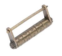 Alvinlite Cadenas à Mot de Passe Antique, Serrure à Combinaison en métal de Serrure codée en Alliage de Zinc de Style Chinois Vintage, pour Valise en Bois de Placard d'armoire de boîte à Bijoux