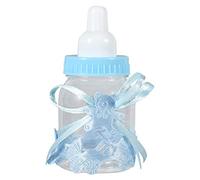 Alvinlite Candy Chocolate Bottles Box, Cute Baby Shower Favors Candy Gifts Bottle Party Decorations 12pcs (Bleu)
