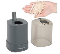 Alvinlite Distributeur De Porte-Cure-Dents, Distributeur Automatique De Cure-Dents Pop Up pour la Cuisine, Le Restaurant(Noir)