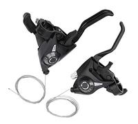 Alvinlite Leviers de Frein de vélo Manette de Vitesse Manette de Vitesse Levier de Frein combiné manettes de Vitesse de vélo Ensemble pour vélos de Montagne vélos pliants vélos de Route