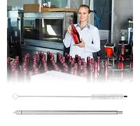 Alvinlite Remplisseur de bouteilles de bière en acier inoxydable 304 à ressort avec brosse de nettoyage pour remplissage de bouteilles de brassage à domicile