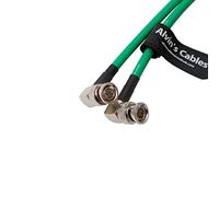 Alvin's Cables 12G BNC-Coaxial-Cable HD SDI BNC Mâle à Mâle Câble Original en Forme de L pour Caméra Vidéo 4K 1M Vert
