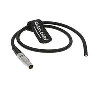 Alvin's Cables 2 Broches Mâle à Fils Volants Câbles d'alimentation pour Teradek Bond Cellular Bonding Solution à partir d'une Source d'alimentation PowerTap 60CM