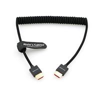 Alvin's Cables 8K 2.1 Full HDMI Câble Spiralé Tressé pour Atomos Ninja-V 4K-120P 4K-120P Record de Z-CAM pour Canon-C70, pour Sony A7S3 | A9| A74