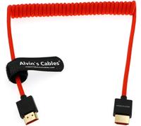 Alvin'S Cables 8K 2.1 Full Hdmi Câble Spiralé Tressé Pour Atomos Ninja-V 4K-60P Enregistrement De Z-Cam Pour Canon-C70, Pour Sony A7S3,A9,A74 (18 À 28"")[GBP6273688]