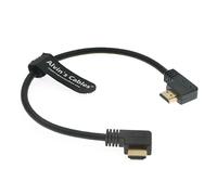 Alvin's Cables 8K Cable HDMI 2.1 Haut Débit pour Atomos Ninja V Moniteur Gauche à Droite Angle Cable Hdmi Coudé pour Z CAM E2, pour Sony FS5 | FS7| A7S3 Caméras 11,8 Pouces|30CM