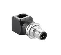 Alvin's Cables Adaptateur M12 D-Code 4 Broches vers RJ45 Cat6a IP68 Étanche Blindé, Ethernet Industriel M12 Mâle vers RJ45 Femelle pour Cognex Keyence Omron Siemens SICK Baumer Datalogic