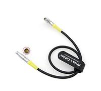 Alvin's Cables Arri UDM vers RIA-1 Câble série pour Arri Alexa 35 | RIA-1 Compatible avec K2.0041172 Angle Droit 4 Broches Femelle vers Droit 4 Broches mâle Câble 50 cm | 19,7 Pouces