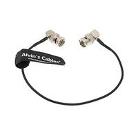 Alvin's Cables Blackmagic RG179 Coax BNC mâle à mâle HD SDI Câble pour BMCC caméra vidéo Flexible à Angle Droit à Droite 30CM
