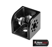 Alvin's Cables Bloc de montage latéral avec filetage 3/8", support carré à 3 ports pour récepteur sans fil ARRI pour caméra Sony RED A0125