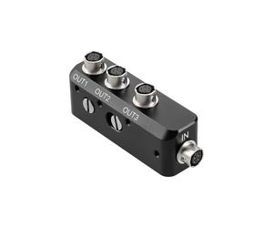 Alvin's Cables Boîtier répartiteur Hirose 4 broches HR10A-7R-4S, adaptateur 1 entrée 3 sorties femelles, compatible Sound Devices 888 833 et Zoom F8
