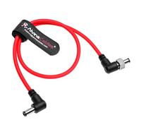 Alvin's Cables Câble CC à verrouillage CC pour Atomos Ninja V Shogun, câble ultra doux avec verrouillage CC à angle droit 5.5 2.1 pour appareils vidéo Moniteur PIX-E7 PIX-E5 45 cm | 17,7 pouces