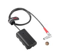 Alvin's Cables Câble d’alimentation LBUS 4 broches vers NP-F970 pour ARRI Hi5 vers moniteur SmallHD, compatible moniteurs Atomos Ninja V | Shinobi | Feelworld, batterie factice Sony NP-F550| F770 F970