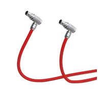 Alvin's Cables Câble d'alimentation à angle droit 2 broches vers 2 broches pour Teradek Bond Z CAM E2, pour ARRI Alexa, ultra doux, 45 cm