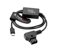 Alvin's Cables Câble d'alimentation D-Tap vers USB-C pour Canon R5C, Sony A7SIII FX3, Nikon Z5 Z9 Lumix S5, Charge rapide USB-C PD 5V 9V 12V 3A pour appareils photo, smartphones, 60cm/23,6 pouces