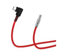 Alvin's Cables Câble d'alimentation de charge rapide USB-C Type-C vers 2 broches 12 V pour Tilta, Teradek, SmallHD, Z-CAM, Blackmagic Pyxis, ultra doux, 45 cm