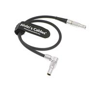 Alvin's Cables Câble d'alimentation pour Nucleus M de Z CAM E2 Flagship S6 F6 F8 Caméra rotative 2 Broches mâle à Angle Droit vers Nucleus M 7 Broches Cordon d'alimentation