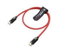 Alvin's Cables Câble d'alimentation USB-C de verrouillage ultra-flexible pour moniteur Pyxis Blackmagic, câble de transfert de données USB-C 3.2 de 10 Gbps pour Pyxis Blackmagic 6K ou Ursa Cine 12K