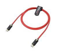Alvin's Cables Câble d'alimentation USB-C de verrouillage ultra-flexible pour moniteur Pyxis Blackmagic, câble de transfert de données USB-C 3.2 de 10 Gbps pour Pyxis Blackmagic 6K ou Ursa Cine 12K