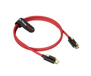 Alvin's Cables Câble d'alimentation USB-C de verrouillage ultra-flexible pour moniteur Pyxis Blackmagic, câble de transfert de données USB-C 3.2 de 10 Gbps pour Pyxis Blackmagic 6K ou Ursa Cine 12K