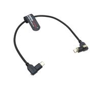 Alvin's Cables Câble d'alimentation USB-C ultra-flexible de verrouillage pour moniteur Pyxis Blackmagic, USB-C 3.2 Câble de transfert de données 10 Gbps pour micro Studio Blackmagic 4K G2 12IN