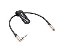 Alvin's Cables Câble de code temporel pour Canon R5C DIN 1.0/2.3 à 3.5mm Cordon de code temporel TRS à 90 degrés Compatible avec les câbles Tentacle Sync