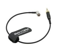 Alvin's Cables Câble de Timecode pour Canon R5C de Deity Tentacle Sync 3.5mm Lock TRS à Angle Droit DIN 1.0/2.3 Câble de Code temporel