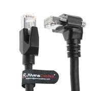 Alvin's Cables Câble de vision gige Vertical RJ45 Lock à vis Industrial Ethernet Câble blindé CAT6A Drag-Chain HATO-FLEX,compatible avec Cognex Keyence Basler HikVision Camera 9,84pieds Angle hausse