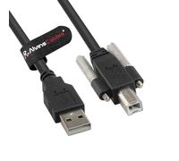 Alvin's Cables Câble données USB 2.0 Type-A vers USB-B à verrouillage par vis pour caméra industrielle vision machine,imprimante et scanner,480 Mbp,chaîne traînante haute flexibilité blindée,3m/9,84ft