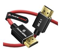 Alvin's Cables câble HDMI 2.1 8K, 2 m, 48 Gbit/s haute vitesse | 8K60/4K120, HDR, VRR, eARC ; pour Atomos Ninja V, Portkeys BM5, Canon, Z CAM, Sony FX/FS/A7SIII