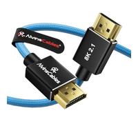 Alvin's Cables câble HDMI 2.1 8K, 30 cm, 48 Gbit/s haute vitesse | 8K60/4K120, HDR, VRR, eARC ; pour Atomos Ninja V, Portkeys BM5, Canon, Z CAM, Sony FX/FS/A7SIII