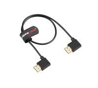 Alvin's Cables Câble HDMI 2.1 8K en forme L pour Z CAM E2 50 cm, cordon haute vitesse à angle droit pour moniteur caméra, pour Sony A7S3 FS5 FS7 A7iv, Atomos Ninja V,Portkeys BM5,BMPCC,Panasonic,Canon