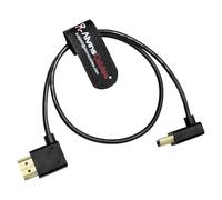 Alvin's Cables Câble HDMI 2.1 8K en Forme L pour Z CAM E2 60cm,Angle Droit vers Haut,câble Haute Vitesse pour Moniteur caméra,Compatible Sony A7S3 FS5 FS7 A7iv,Atomos Ninja V,Portkeys BM5,BMPCC,Canon