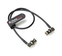 Alvin's Cables Câble SDI 12G flexible, angle droit mâle BNC mâle pour komodo rouge | Atomos Monitor 75 ohms câble blindé pour caméra 4K 50 cm | 19in