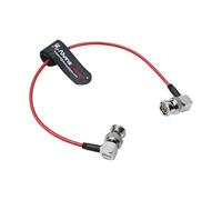 Alvin's Cables Câble SDI, 30cm|1ft angle droit à angle droit Ultra-Thin 75Ω Câble coaxial pour Sony Canon pour Panasonic HD|4K 6G-SDI Camecrand Camcomorder Video Transmission,rouge