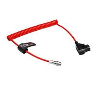Alvin's Cables Câble spiralé ultra doux DC vers Hirose 4 broches pour appareils audio 633| 644| 688, Zoom F4|F8, ZAXCOM