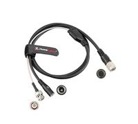 Alvin's Cables Câble Y Hirose 12 Broches Femelle vers BNC et DC Femelle pour caméra Industrielle Sony CCD, câble d'alimentation et de Signal vidéo HR10A-10P-12S, 1m/3.3ft