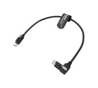 Alvin's Cables Câbles ultra-flexibles de verrouillage USB-C Câble de transfert de données pour moniteur Pyxis Blackmagic, USB-C 3.2 10 Gbps Câble haute vitesse pour Micro Studio Blackmagic 4K G2 12in