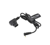 Alvin's Cables D-tap vers Blackmagic BMPCC DC 12 V 2,5 0,7 mm Câble d'alimentation à angle droit pour caméra de cinéma de poche Blackmagic Design 23,6 "| 60 cm