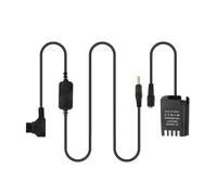 Alvin's Cables D-Tap vers DMW-BLK22/DMW-DCC17 Dummy Batterie Câble Adaptateur d'alimentation pour Panasonic Lumix S5 S5II S5K S5C GH5s GH5II GH6 G9 G9II DSLR Caméra