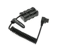 Alvin's Cables D-Tap vers Double Face NP-F Batterie Factice Câble Adaptateur d'alimentation pour Atomos | SmallHD| pour Feelworld Moniteur, Remplacement pour Sony NP-F550 | F570| F770| F970 Batterie